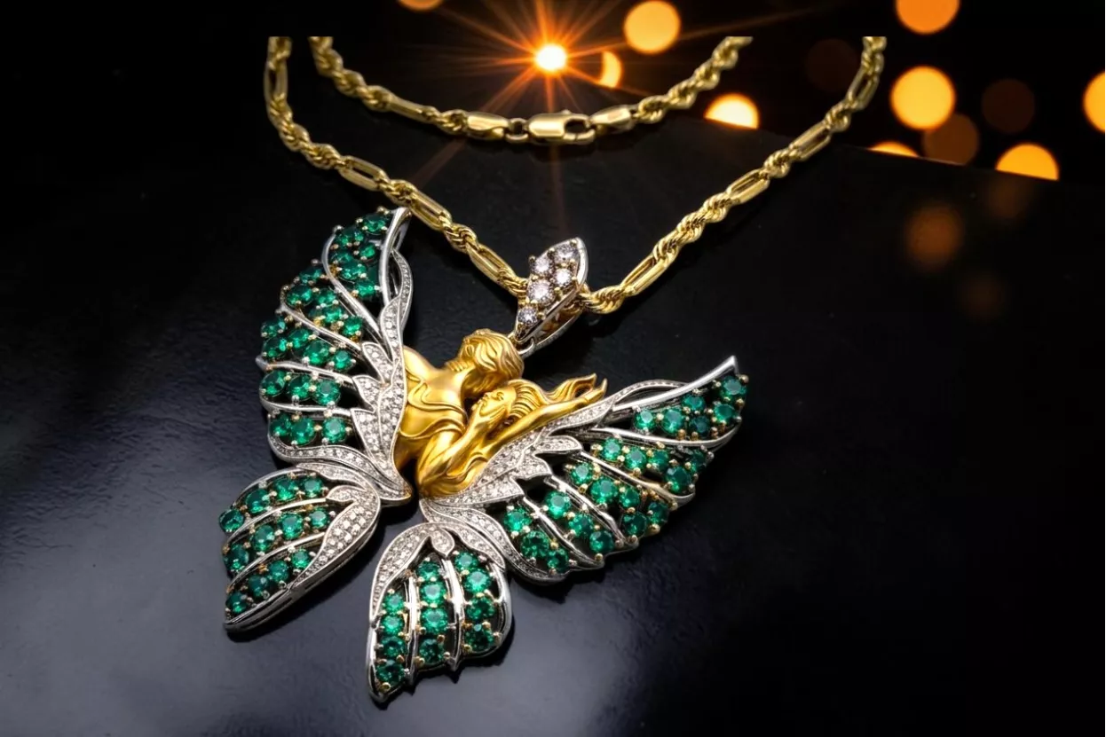 Pendentif en or ★ https://zlotychlopak.pl/fr/ ★ Échantillon d'or 585 333 Prix bas