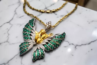 Zlatý přívěsek ★ Zlotychlopak.pl ★ Zlatý vzorek 585 333 nízká cena