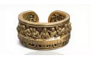 Руски съветски розов розов 14k 585 златен реколтар VRN001