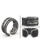 Sterling silver 925 ring crn006s The Last Supper Jesus Ring Art Deco Vintage style