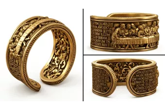 Russian Soviet rose pink 14k 585 gold Vintage ring vrn001