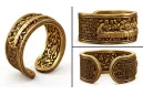 Руски съветски розов розов 14k 585 златен реколтар VRN001