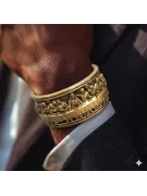 Žlutá růže zlatý náramek ★ russiangold.com ★ zlato 585 333 nízká cena
