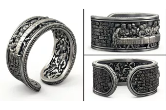 Radziecki 14k 585 złoty Rosyjski pierścionek z różowego złota vrn001