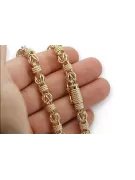 Žltý ružový zlatý reťaz ★ russiangold.com ★ GOLD 585 333 Nízka cena