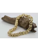 Italienisch gelb 14 Karat Gold Ankerarmband cb009y