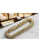 Италианска жълта 14k златна анкерна гривна cb009y