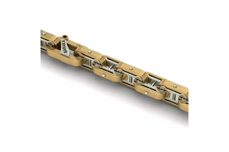 Jaune 14k Neuf modèle de style Baraka CC104YW