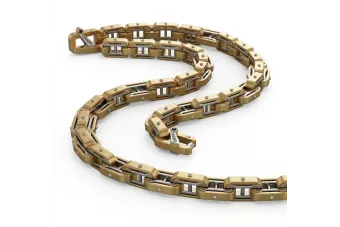 Yellow 14k gold New model Baraka style chain cc104yw