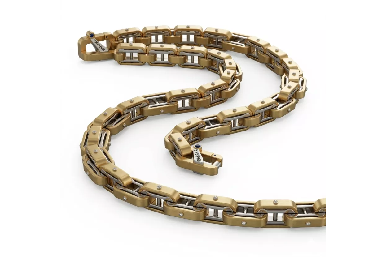 Yellow 14k gold New model Baraka style chain cc104yw