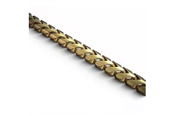 Jaune 14K Or Nouveau modèle Snake Style Franco Chain CC059Y