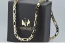 ¡Nuevo modelo de la cadena sólida del ancla única de oro amarillo de 14k! cc044y