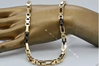 Yellow 14k Gold unique anchor solid chain new model Excellent! cc044y