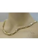 Jaune 14k Or Ancre unique Chaîne solide Nouveau modèle Excellent! cc044y