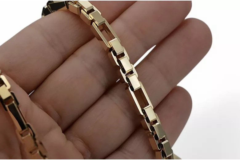 Yellow 14k Gold unique anchor solid chain new model Excellent! cc044y