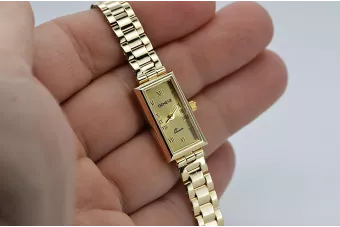 Gold Ladies Watch ★ Zlotychlopak.pl ★ Puritate de aur 585 333 Preț scăzut!