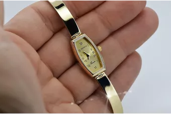 Gold Ladies Watch ★ Zlotychlopak.pl ★ Puritate de aur 585 333 Preț scăzut!