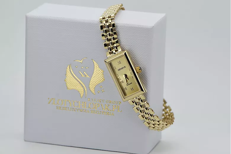 Gold ladies watch ★ zlotychlopak.pl ★ Gold purity 585 333 Low price!