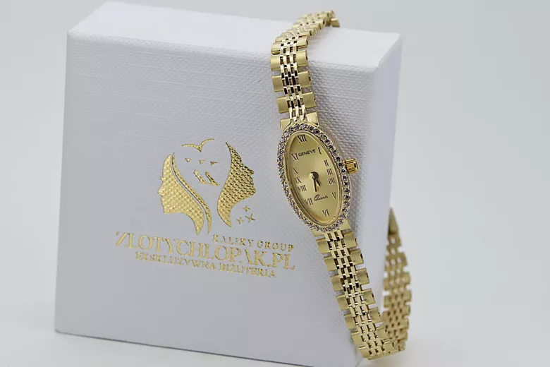 ساعة ذهبية للسيدات ★ https://zlotychlopak.pl/ar/ ★ الطهارة الذهب 585 333 السعر المنخفض!