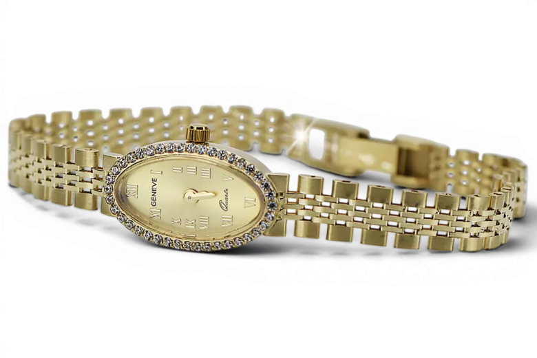 Gold ladies watch ★ zlotychlopak.pl ★ Gold purity 585 333 Low price!