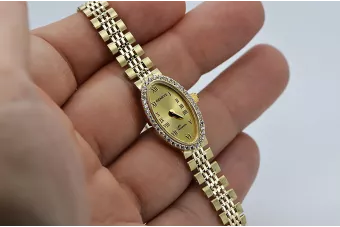 Gold ladies watch ★ zlotychlopak.pl ★ Gold purity 585 333 Low price!