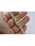 Gold Damenuhr ★ zlotychlop.pl ★ Gold Reinheit 585 333 Niedriger Preis!