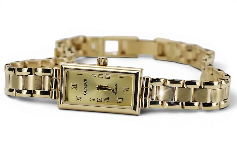 Gold ladies watch ★ zlotychlopak.pl ★ Gold purity 585 333 Low price!