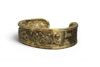 Жовтий троянда Gold браслет ★ russiangold.com ★ Золото 585 333 Низька ціна