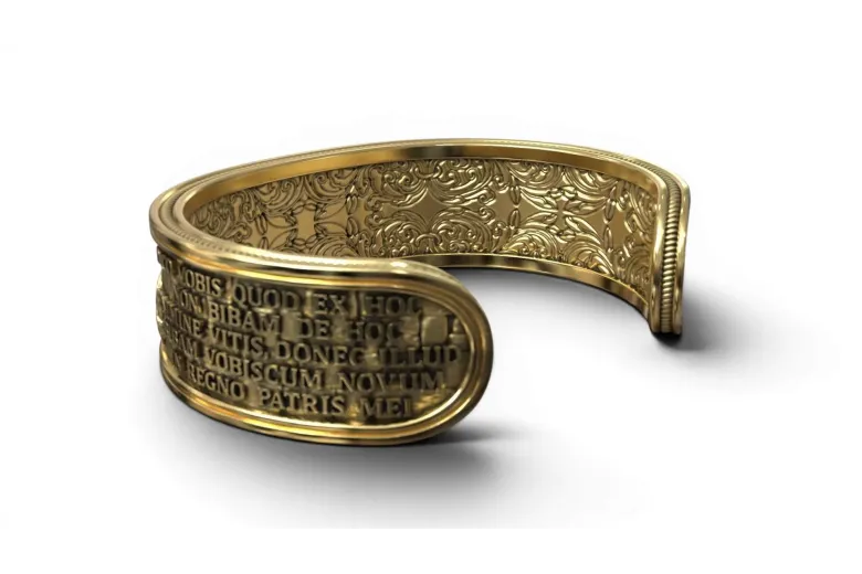 Žltá ružová zlatá náramok ★ russiangold.com ★ GOLD 585 333 Nízka cena