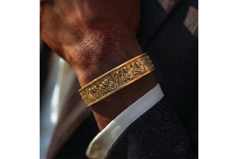 Yellow rose gold bracelet ★ russiangold.com ★ Gold 585 333 Low price