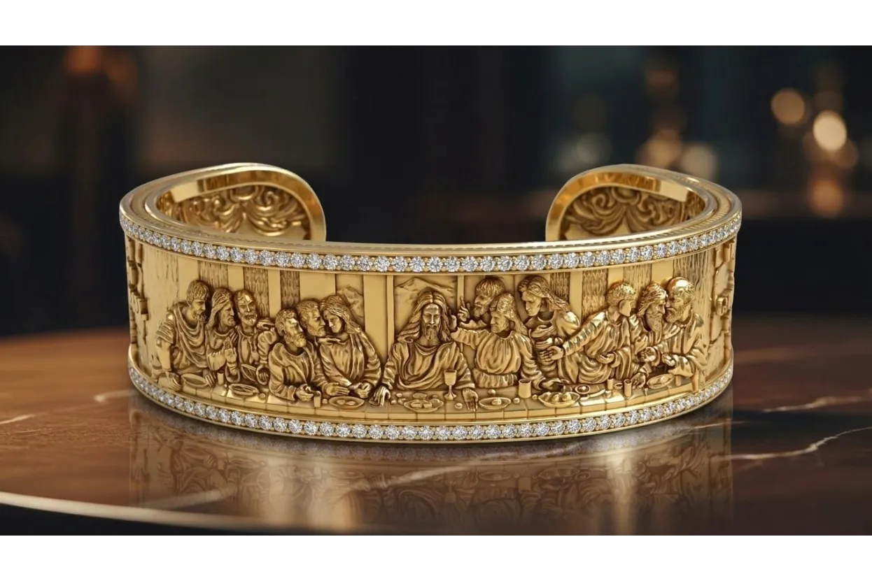 Yellow rose gold bracelet ★ russiangold.com ★ Gold 585 333 Low price