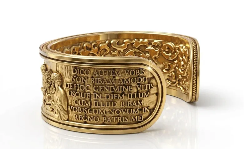 Pulsera de oro rosa amarilla ★ russiangold.com ★ oro 585 333 bajo precio
