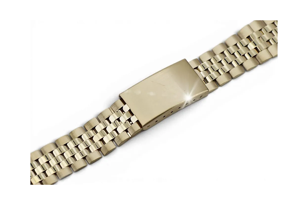 Yellow rose gold watch bracelet ★ russiangold.com ★ Gold 585 333 Low price