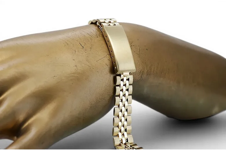 Yellow rose gold watch bracelet ★ russiangold.com ★ Gold 585 333 Low price