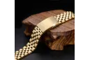 Złota bransoleta 14k 585 do zegarka męskiego typu Rolex mbw023y