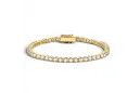 Galben 14k de aur laborator creat diamante brățară tenis de tenis tbld002y