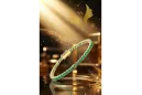 Gelb 14K Gold Smaragdsteine Tennis Armband TBC002Y