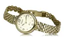 Gold Damenuhr ★ zlotychlop.pl ★ Gold Reinheit 585 333 Niedriger Preis!