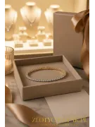 Pulsera de tenis de padrinas de oro de 14k amarillo 14k Pulsera TBC002Y
