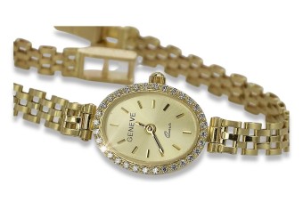 Reloj ★ de oro para damas zlotychlopak.pl Pureza de oro 585 333 ¡★ Precio bajo!