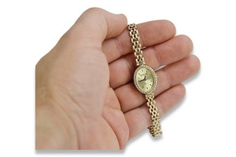 Doamnelor de aur ceas ★ zlotychlopak.pl ★ puritate de aur 585 333 Preț scăzut!