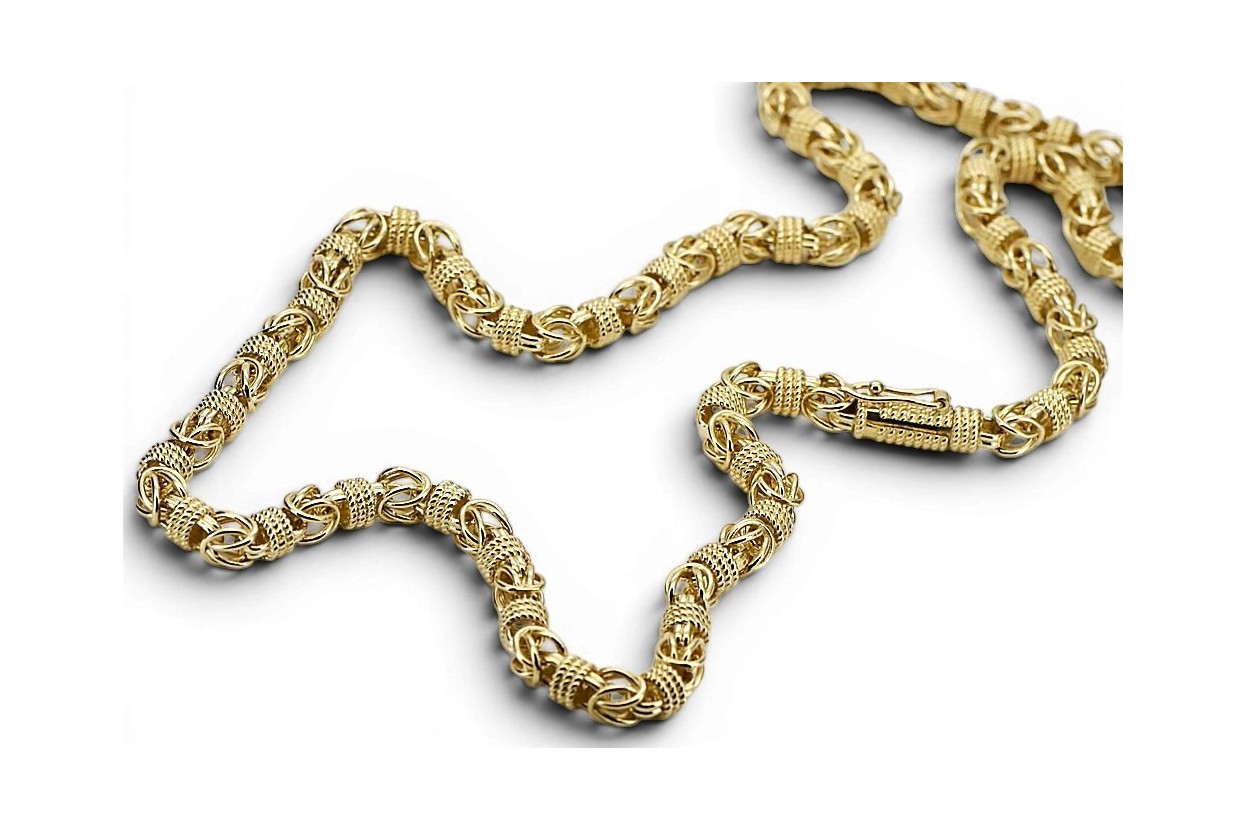 Yellow rose gold chain ★ russiangold.com ★ Gold 585 333 Low price