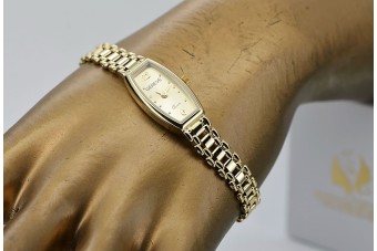 Zlaté dámské hodinky ★ Zlotychlopak.pl ★ Gold čistota 585 333 nízká cena!