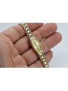Prześliczny 14K 585 złoty damski zegarek Geneve lw132y