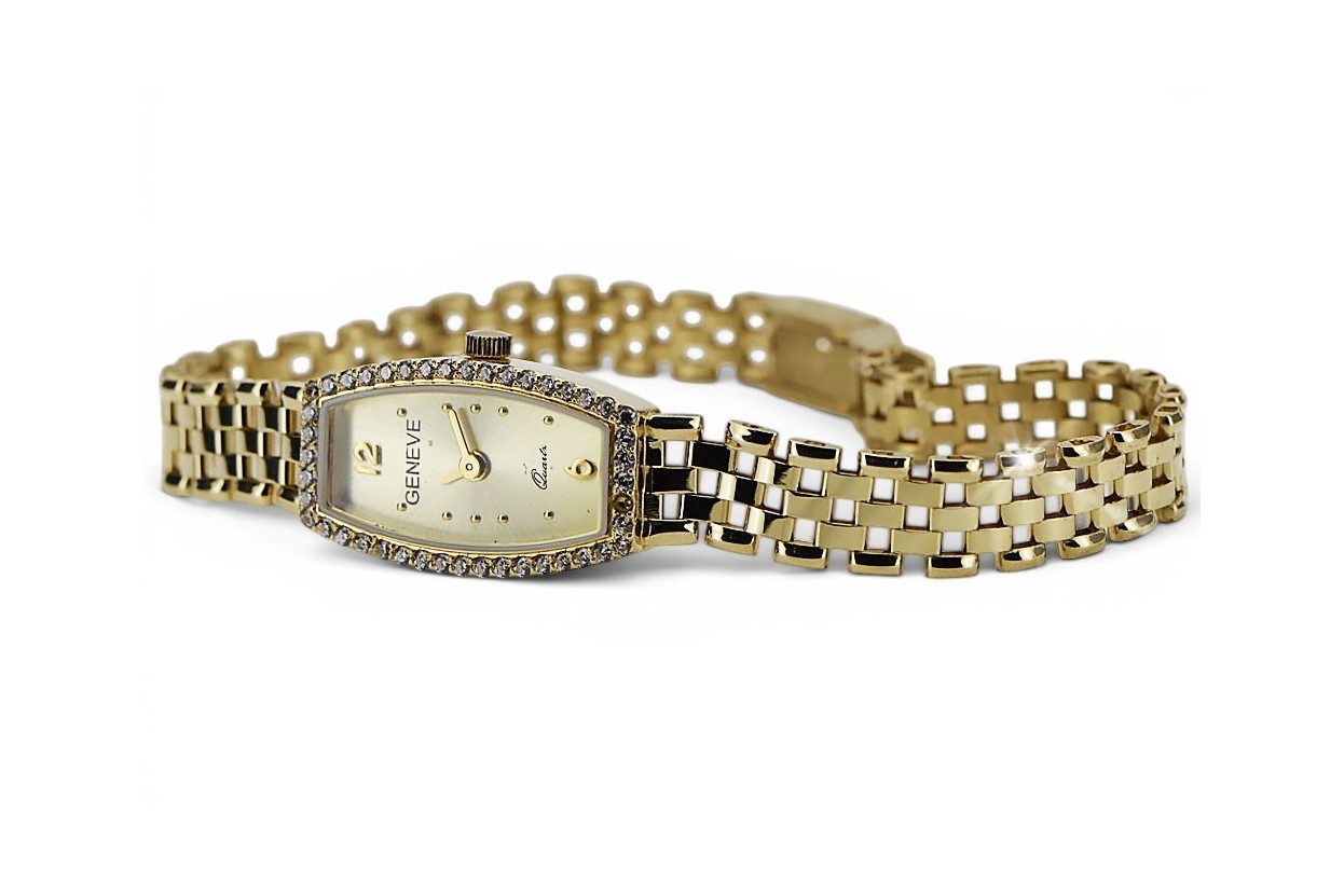 Gold Ladies Watch ★ Zlotychlopak.pl ★ Gold Pureity 585 333 ¡Bajo precio!