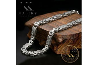 russian gold chain in pink gold