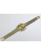 Жълт 14k златен мъжки часовник Geneve mw005y&mbw008y