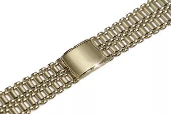 Yellow rose gold watch bracelet ★ russiangold.com ★ Gold 585 333 Low price