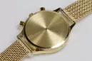 Italienisch Gelb 14k 585 Gold Damen Armbanduhr Geneve Uhr lw019y&lbw003y
