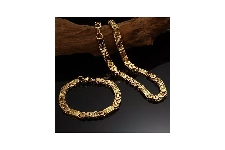 cc050 Russian rose Soviet gold chain